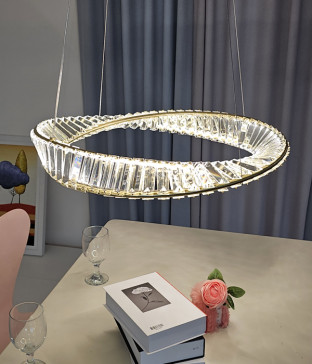 LED 라젠느 원형 식탁등 펜던트식탁조명 크리스탈식탁등 (40W)